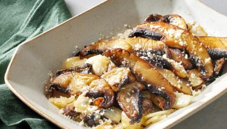 Easy Portobello Mushroom Saute